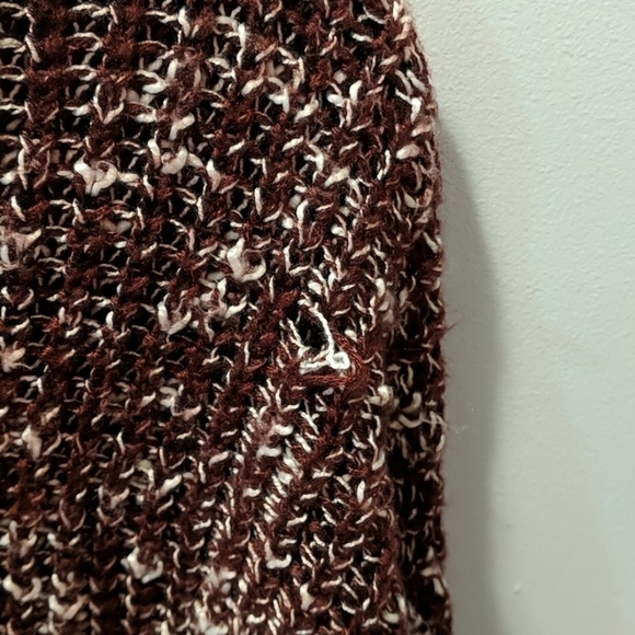 BOGO!! Tobi Oversized Knit Burgundy V-Neck Sweater Small - Picture 3 of 4